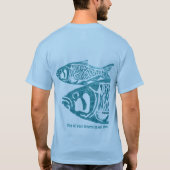 2 besonders anzufertigen Seiten 4 Fisch-blaues T-Shirt (Rückseite)