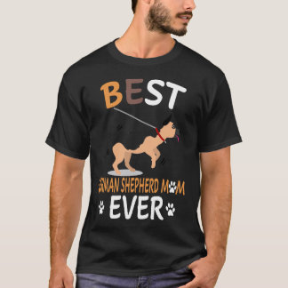 2 beste deutsche Schäferhund-Mutter überhaupt T-Shirt