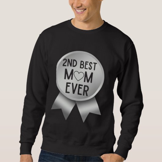 2. beste Mutter überhaupt Muttertag Stiefmutter St Sweatshirt (Vorderseite)