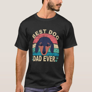 2 Bester Hund Papa Aller Zeiten - Dachshund T-Shirt