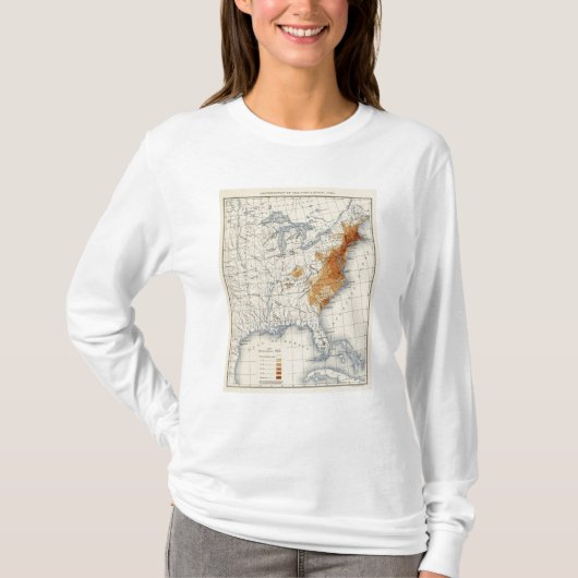 2 Bevölkerung 1790 T-Shirt (Vorderseite)