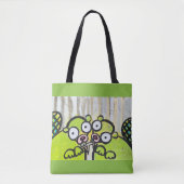 2 Biber Grüne Tragetasche Tasche (Vorderseite)
