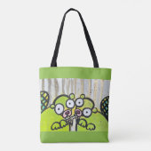 2 Biber Grüne Tragetasche Tasche (Rückseite)