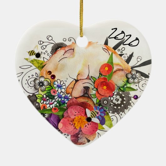 2 BIE ODER NICHT 2 BEE 2020 Ornament - Chow (Hinten)