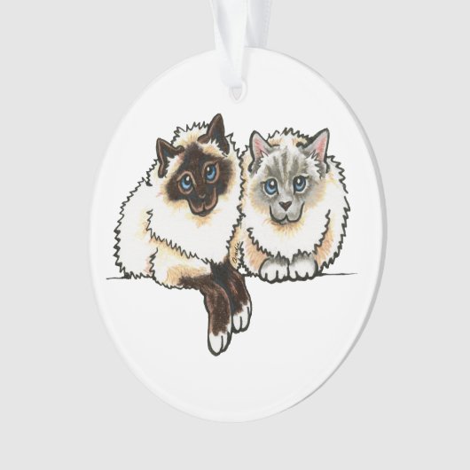 2 Birman Ornament (Vorderseite)