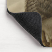 2 Blaue/graue Hähne Mousepad (Ecke)