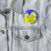 2 blaues gelbes Stiefmütterchen Button (Beispiel)