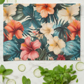 #2 Blumenmuster Geschirrtuch (Gefaltet)