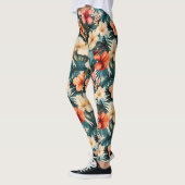 #2 Blumenmuster Leggings (Links)