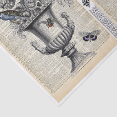 2 Blumenstäube auf einem Blatt Decoupage Tissue Pa Seidenpapier (Ausschnitt)