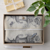 2 Blumenstäube auf einem Blatt Decoupage Tissue Pa Seidenpapier (Geschenk)