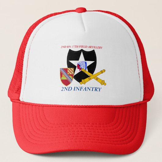 2. BN 17. FELDKÜNSTLER 2. INFANTRIEDIVISION TRUCKERKAPPE (Vorderseite)