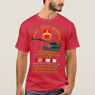 2. Bn 28. Artillerie 175mm Hindenburg Ansbach Ger T-Shirt
