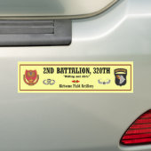2. Bn, 320. Fa Bumper.Sticker Autoaufkleber (Auf Auto)