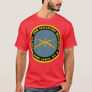 2. Bn 3. Infanterie-Regiment Ft Lewis WA w Inf Bra T-Shirt