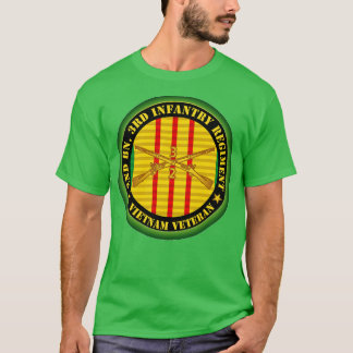2. Bn 3. Infanterie-Regiment Vietnam Veteran w Inf T-Shirt