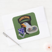 2. BN 506. INFANTRIE 101. IM FLUGZEUG STICKER (Umschlag)