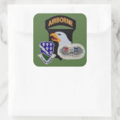 2. BN 506. INFANTRIE 101. IM FLUGZEUG STICKER (Tasche)