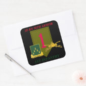 2. BN 70. ARMOR 1. INFANTRIEBSSCHALTER QUADRATISCHER AUFKLEBER (Umschlag)