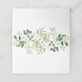 #2 Botanischer Traum Rustikale Platzkarten (Außenseite Aufgefaltet)