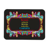 2. Breitengrad - Wer trauert Magnet (Horizontal)