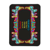 2. Breitengrad - Wer trauert Magnet (Vertikal)