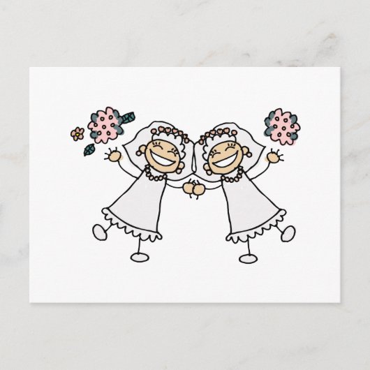 2 Briden Ankündigungspostkarte (Vorderseite)