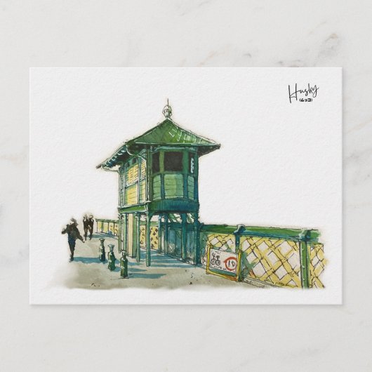 2: Brücke Pyrmont Postkarte (Vorderseite)