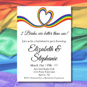 2 Brücken sind besser als eine lesbische Bachelore Einladung