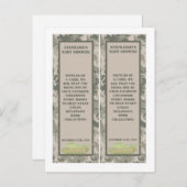 2 Buch Marks ARMY ACU Camoflauge Digitale Camoufla Einladungspostkarte (Vorne/Hinten)