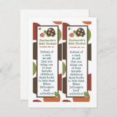 2 Buch Marks Laguna Beach Turtle Frog Pond Animal Einladungspostkarte (Vorne/Hinten)