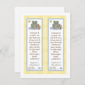 2 Buch Marks Leap Frog Turtle Bee Dragonfly Pond Einladungspostkarte (Vorne/Hinten)