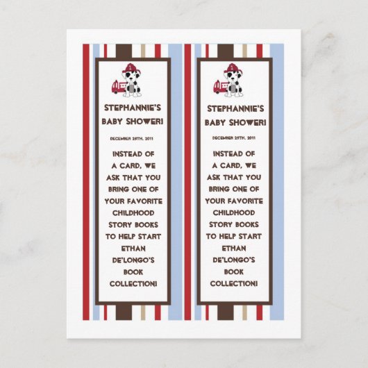 2 Buch Marks Nojo Fire Motor Einladungspostkarte (Vorderseite)