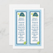 2 Buch Marks Turtle Reef Ocean Sea Turtle Einladungspostkarte (Vorne/Hinten)