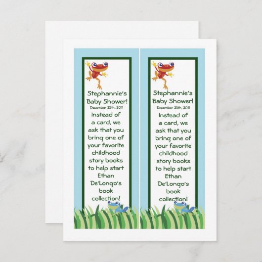 2 Buch Rain forest Jungle Animal Einladungspostkarte (Vorne/Hinten)