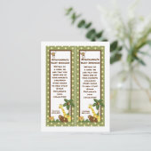 2 Buchmarken Jungle Babies Einladungspostkarte (Stehend Vorderseite)