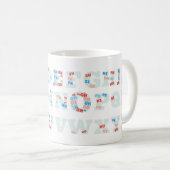 2 Buchstaben Wörter Tasse (VorderseiteRechts)