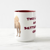 2 BUCKEL-KAMEL TASSE (Zentrum)