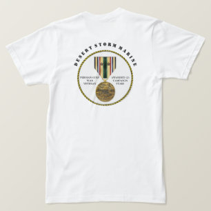 2 CAMPAIGN STARS Wüste Storm Marine SEMPER Fi T-Shirt