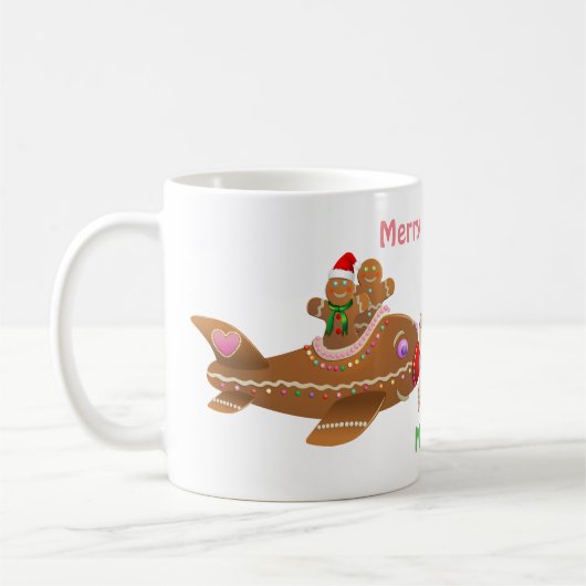2 Cartoon mit farbenfrohen Lebkuchen Kaffeetasse (Links)