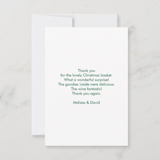 2 Christmas Deer Jumping Danke (Rückseite)