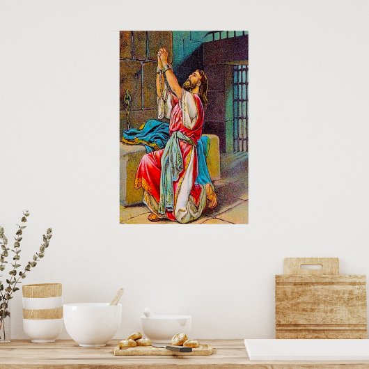 2 Chronicles 33 Manasseh's Sin and Prayer Poster (Küche)