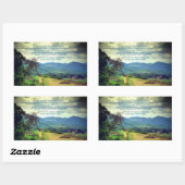 2 Chronicles 7:14 Rechteckiger Aufkleber (Blatt)