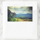 2 Chronicles 7:14 Rechteckiger Aufkleber (Tasche)