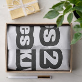 "2 Chronicles KJV Bible Verse" Typografie Seidenpapier (Geschenk)