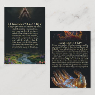 2. Chronik 7:14-16 und Jesaja 48:9-13 KJV Karte