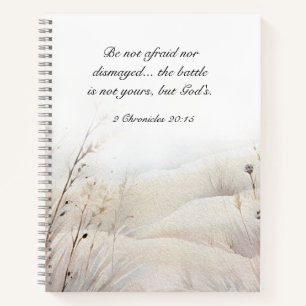 2 Chroniken 20:15 Die Schlacht ist Gottes Bibelver Notizblock