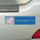 2 Chroniken 7:14 Autoaufkleber (Auf Auto)