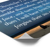 2 Chroniken 7:14 Poster (Ecke)