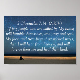 2 Chroniken 7:14 Poster